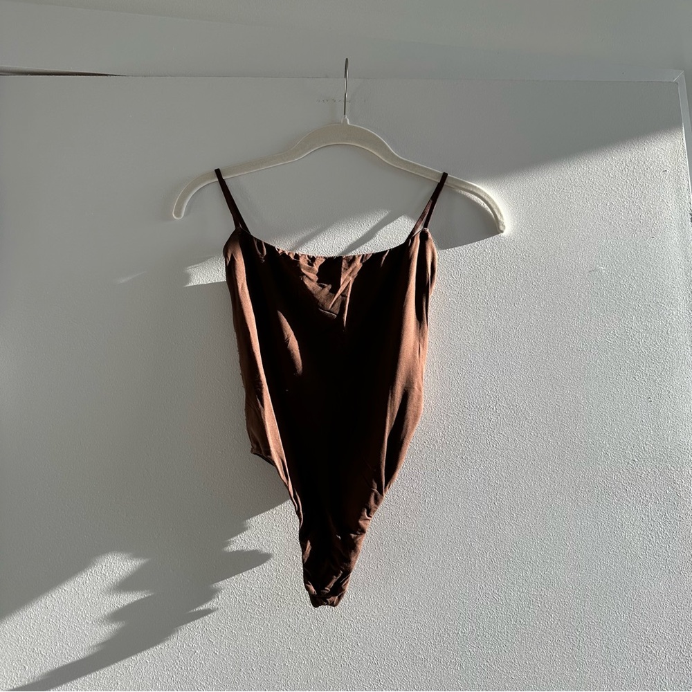 SKIMS Fits Everybody Cami Thong Bodysuit